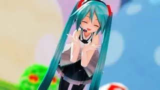 Hatsune Miku - DEEP BLUE TOWNへおいでよ [MMD]