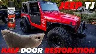 $50 Jeep TJ Half Doors Restoration Bedline