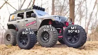 MN 128 RC CAR What are the differences in performance between three different tires?