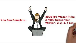 #UniqueIdeas Now You Can Complete 4000 Hrs Watch Time & 1000 Subscriber Within 1 2 3 & 4 Years