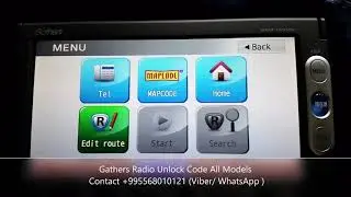 Honda Gathers VXM-155 - How to change the menu language to English