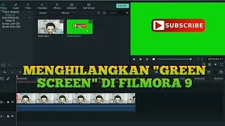 Cara menghilangkan Green Screen di FILMORA 9.