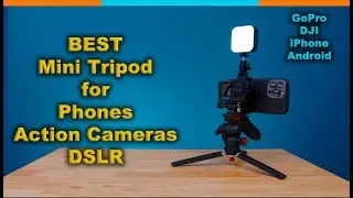 BEST mini tripod for your iPhone Android GoPro DJI and DSLR cameras by NEWER Action Cameras