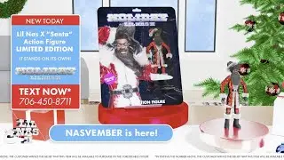 Lil Nas X Santa Toy Figure That Can Stand!