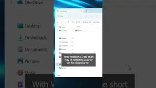 Windows 11 - RAR/ ZIP-file tip #shorts