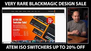 All ATEM ISO Switchers on Sale - 20% Off!