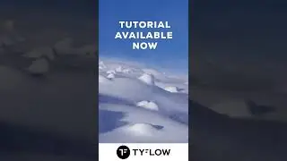 3ds Max, TyFlow, & EmberGen Tutorial - Create blowing snow #shorts