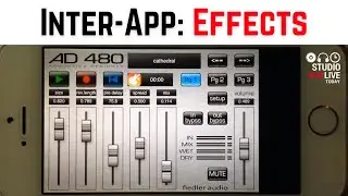 How to use INTER-APP AUDIO effects in GarageBand iOS (iPad/iPhone)