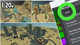 Minecraft Bedrock 1.20 Seed Huge Desert Village And Desert Temple Near Spawn