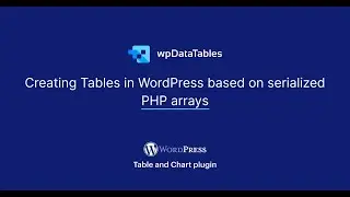 How to display data table  from PHP on WordPress with wpDataTables 4.0