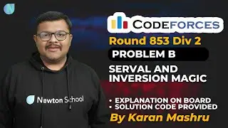 Codeforces Round 853 Div 2 | Problem B : Serval And Inversion Magic Solution |Explanation+Code|Hindi