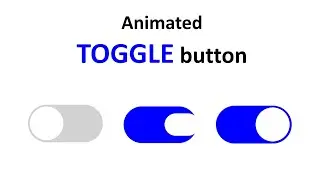 Toggle Switch Using HTML & CSS.