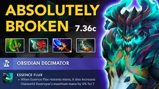 NothingToSay OUTWORLD DESTROYER Mid - Patch 7.36c | Full Gameplay Dota Class