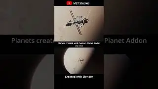 Spaceship over Planet 