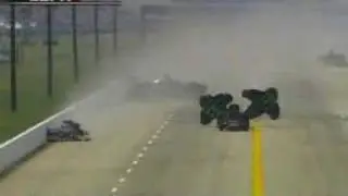 2007 NHRA John Force Huge Crash at Dallas *Live Version*