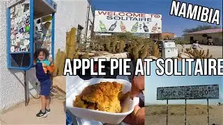 Trying Famous Apple Pie at Moose McGregor's Desert Bakery Solitaire Namibia English Mum of 3 Vlogs