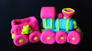 Поделки из пластилина плей до (Play-Doh): лепим паровозик. Поделки из цветного солёного теста