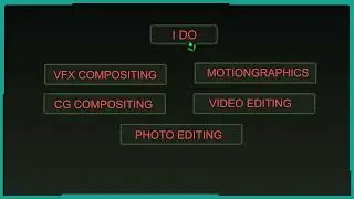 Motion Graphic CV in After Effect | Sci-fi Resume | holographic CV |workflowvfx