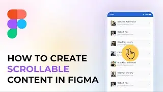 How to create scrollable content in Figma prototype • UI UX tutorial for beginners • MrSid