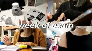 2nd vacine Pfizer I already took exam | Hello bubble x blackpink Khaki | study week living alone