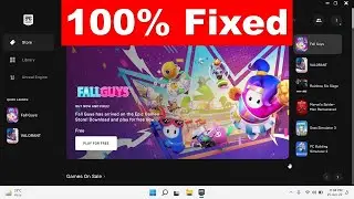 100% Fixed FALL GUYS NOT LAUNCHING EPIC GAMES | Fall Guys Not Opening Epic Games Problem Fix! (2022)