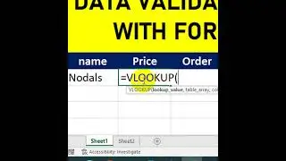 data validation list with formula excel format #283 #excel #microsoftexcel #advanceexcel #mexcel