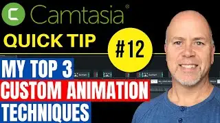 3 Custom Animations I put in ALL my Camtasia Video Tutorials