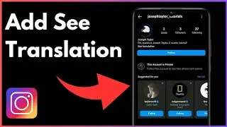 How To Add See Translation On Instagram Bio | Simple And Easy (2024)