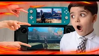 The Witcher 3 СРАВНЕНИЕ Steam Deck OLED против Nintendo Switch LITE. ЧТО ЛУЧШЕ?!