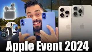 iPhone 16 & iPhone 16 Pro Hands On & First Look ⚡Capture Button, A18 Pro & More