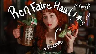 ✨ Everything I Bought At the Colorado Renaissance Festival & FanExpo + Some Thrift Finds! #haul