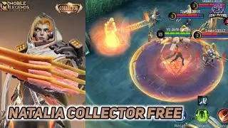 NATALIA NEW SKIN COLLECTOR - FREE SKIN/GRATIS - SKILLS EFFECT & RELEASE DATE/TANGGAL RILIS - MLBB