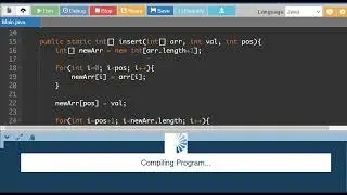 Java Arrays Lesson 07) Inserting Elements