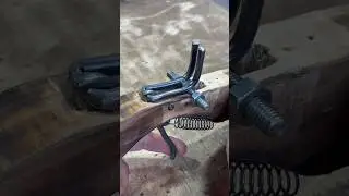 Handmade a Simple trigger mechanism # Craft # DIY # Slingshot Trigger # Scrap Metal