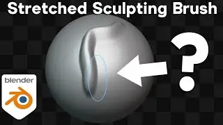 Why Your Sculpting Brush is Stretched in Blender