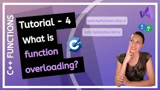 C++ FUNCTIONS (2020) - What is function overloading? PROGRAMMING TUTORIAL