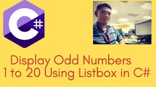 Display Odd Numbers 1 To 20 Using ListBox in C#