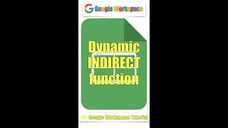 Dynamic INDIRECT function