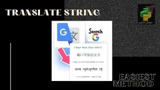 Translating Strings using Python