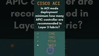 Cisco ACI | cisco ACI interview questions answer #shorts #short #cisco #ccie