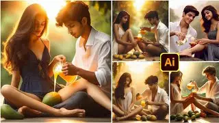 Couples 3D trending name Image Creator 2024 | Bing Image | New Trending couple photo editing