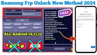 Samsung Frp Bypass New Method  || No ADB || No Code || Samsung Google Account Remove | Android 13-14