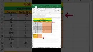 Excel MOD Function!!