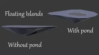 Modelling Floating Islands - Blender