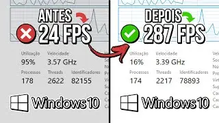 🔧 WINDOWS 10: COMO DEIXAR O PC MAIS RÁPIDO, OTIMIZAR PARA JOGOS E TIRAR O LAG! 🔥✔️