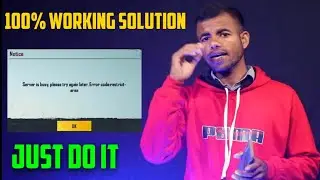 How to Solve Server is Busy Error Code Restricted Area PUBG| PUBG Login Problem After 1.2.0 Update