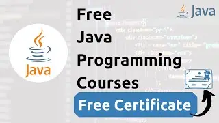 Free Java Programming Online Courses with Certificate for Beginners