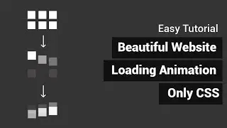 Website Loading Animation Only CSS | CSS Loading Animation Effect | Website Preloader