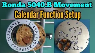 Ronda 5040.B Calendar Function Setup Tutorial | Watch Repair Channel | SolimBD