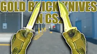 Gold Brick Knives in Counter-Strike 2 (Concept) ★ CS2 Showcase